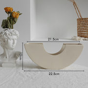 Simplicity Ceramic Vase Dry Flower Home Decoration Living Room Display Art Vases