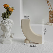Simplicity Ceramic Vase Dry Flower Home Decoration Living Room Display Art Vases