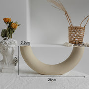 Simplicity Ceramic Vase Dry Flower Home Decoration Living Room Display Art Vases