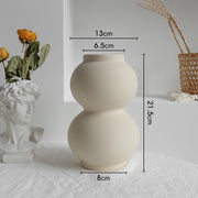 Simplicity Ceramic Vase Dry Flower Home Decoration Living Room Display Art Vases