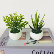 Artificial Green Plants Potted  Ornaments