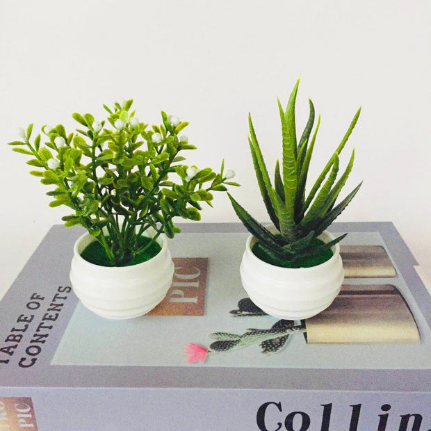 Artificial Green Plants Potted  Ornaments