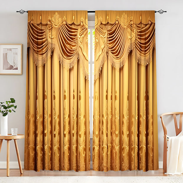 Creative Home European Flower Character Curtains