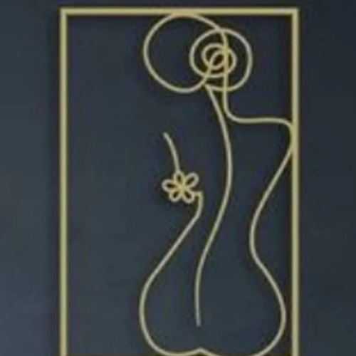 Female Line Art Acrylic Wall Decoration  Body